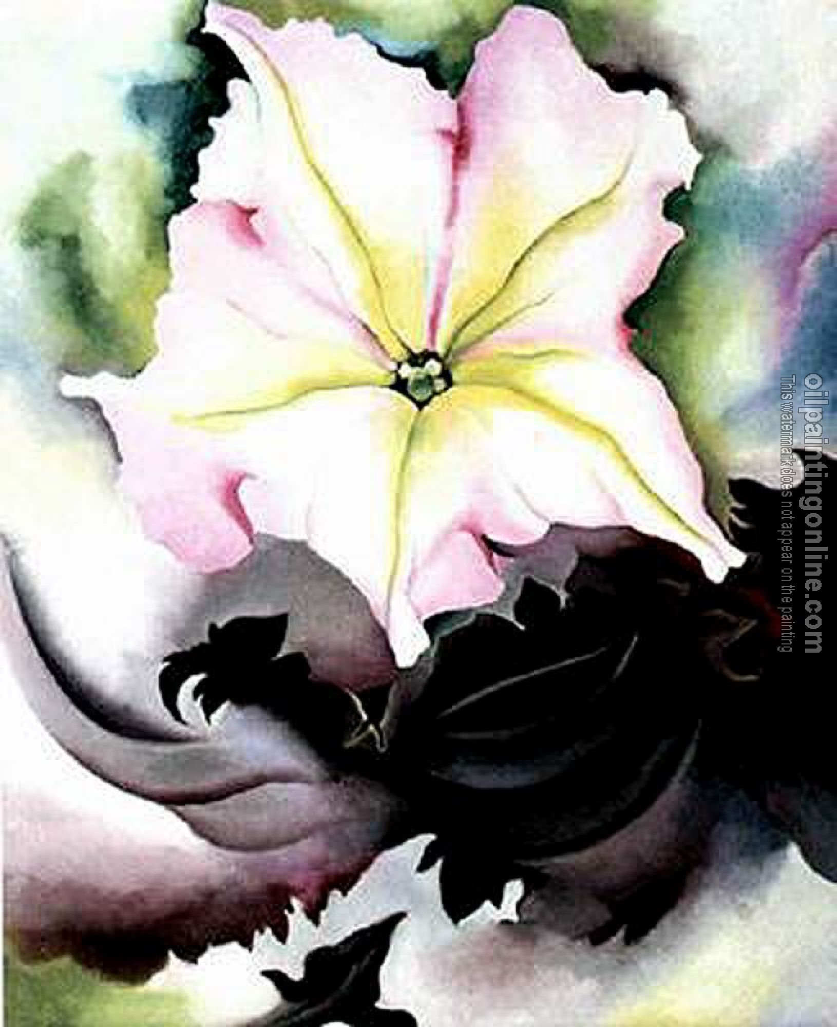 O Keeffe, Georgia - Petunia and Coleus